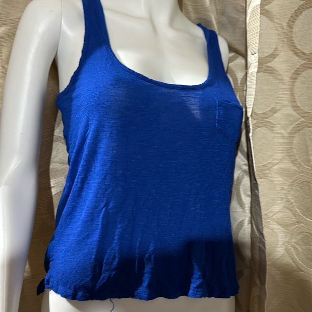 Streetwear society royal blue sleeveless
